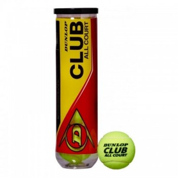 Dunlop Boites de 4 Balles FORT CLUB ALL COURT