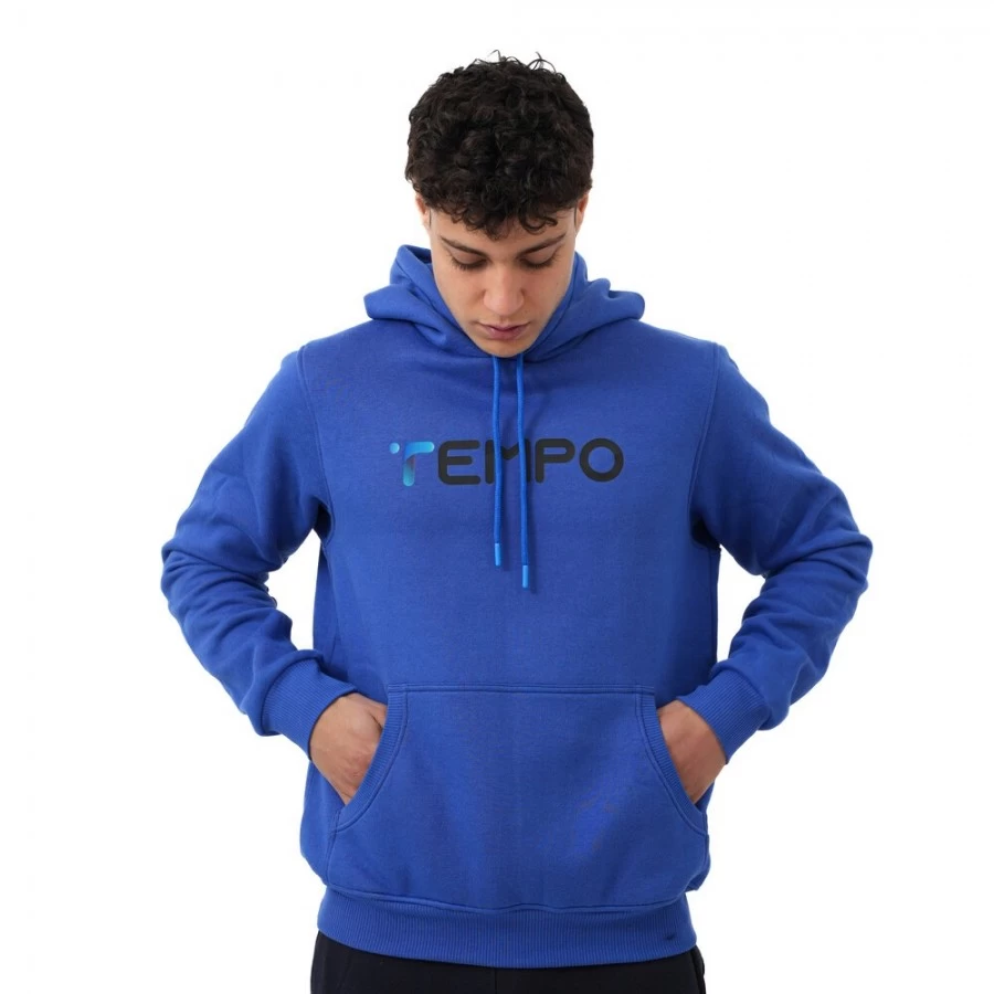 Tempo Sweat À Capuche Bleu