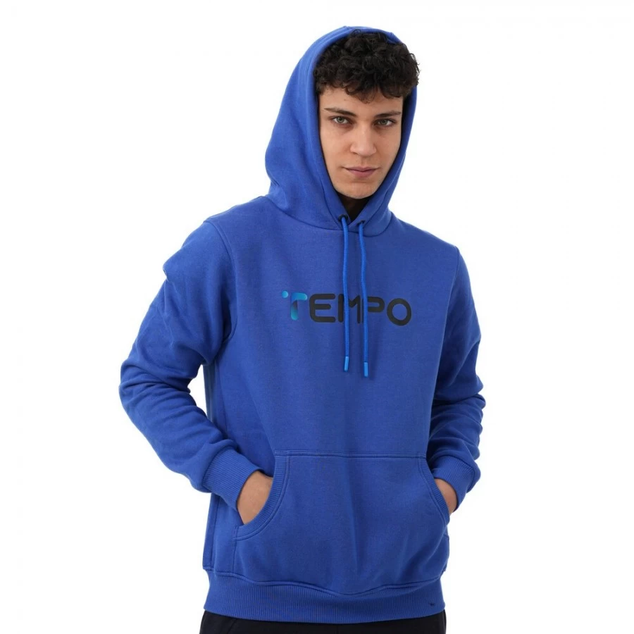 Tempo Sweat À Capuche Bleu