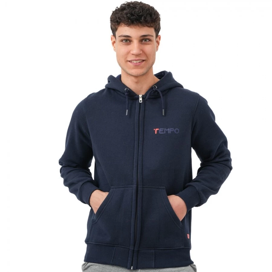 Tempo Gilet À Capuche Bleu M