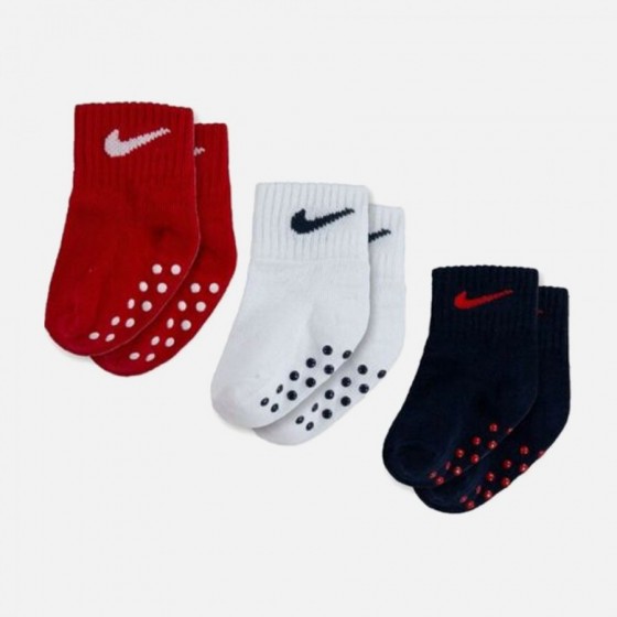 Nike Chaussettes Basses kids Swoosh Gripper 3P