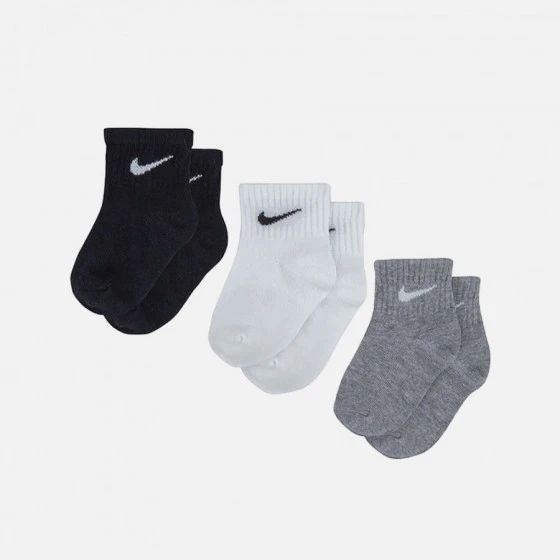 Nike Chaussettes Basses kids Swoosh Gripper 3P