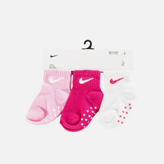 Nike Chaussettes Basses kids Swoosh Gripper 3P