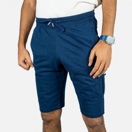 Tempo Short Bleu Marine Coton