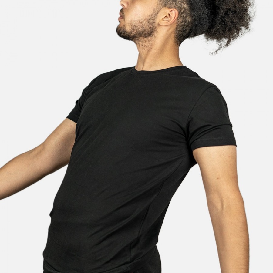 Tempo T-Shirt Basique Noir